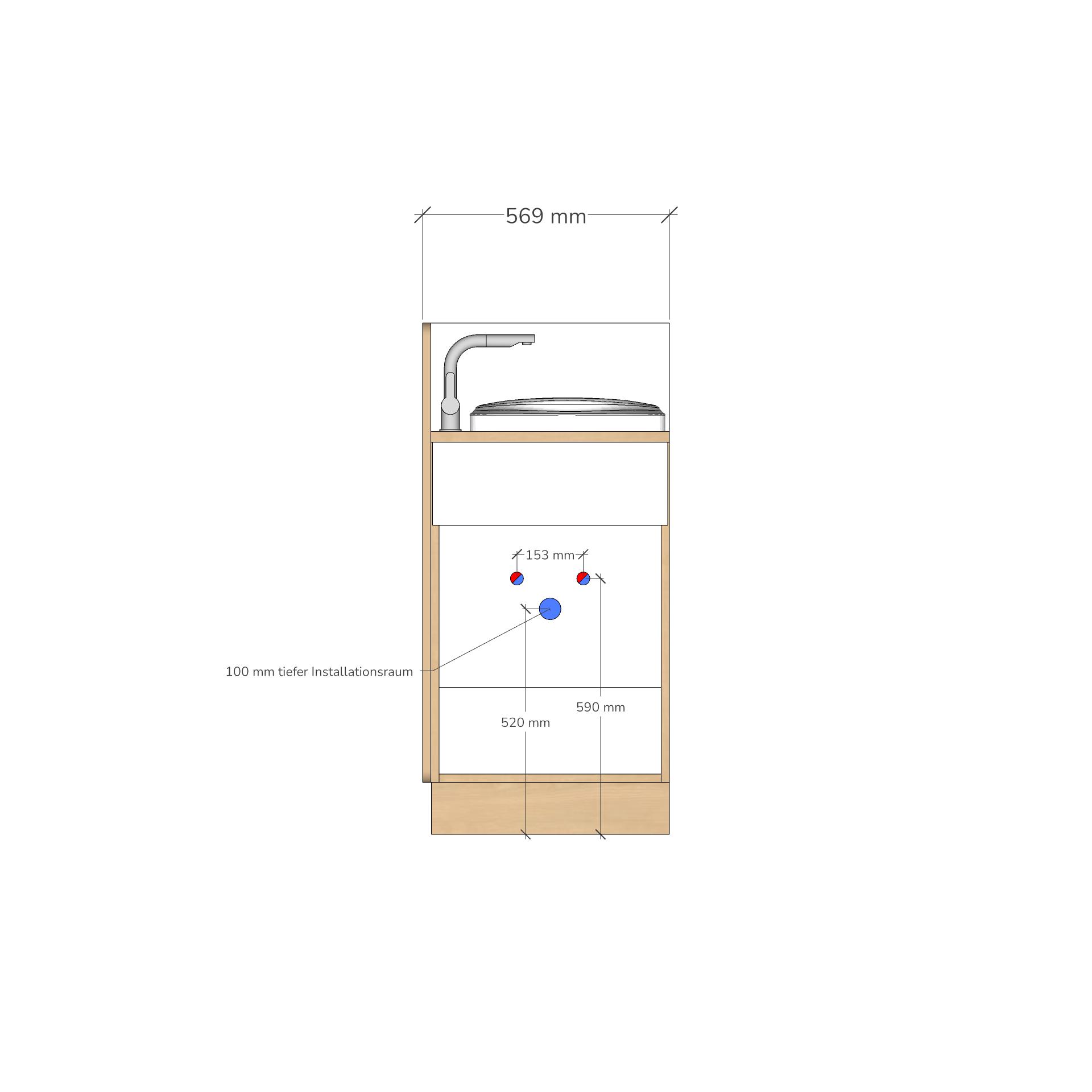 ROBHOC-WICKELANLAGE-MODUL-1TÜR+WANNE-40x80CM