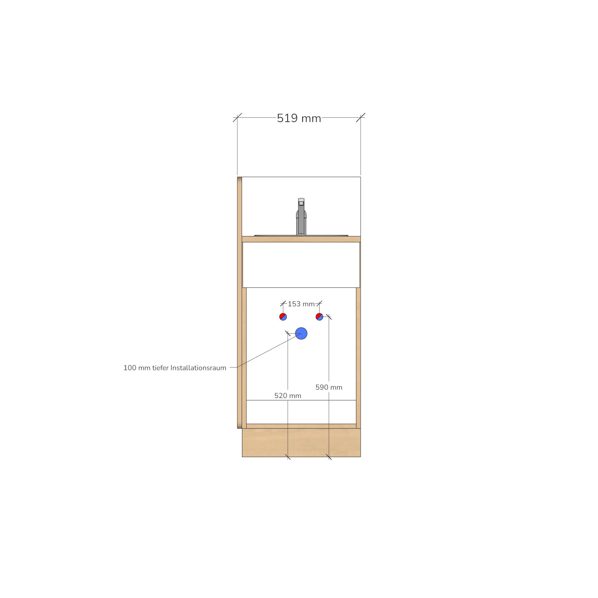 ROBHOC-WICKELANLAGE-MODUL-1TÜR+BECKEN-40x46CM