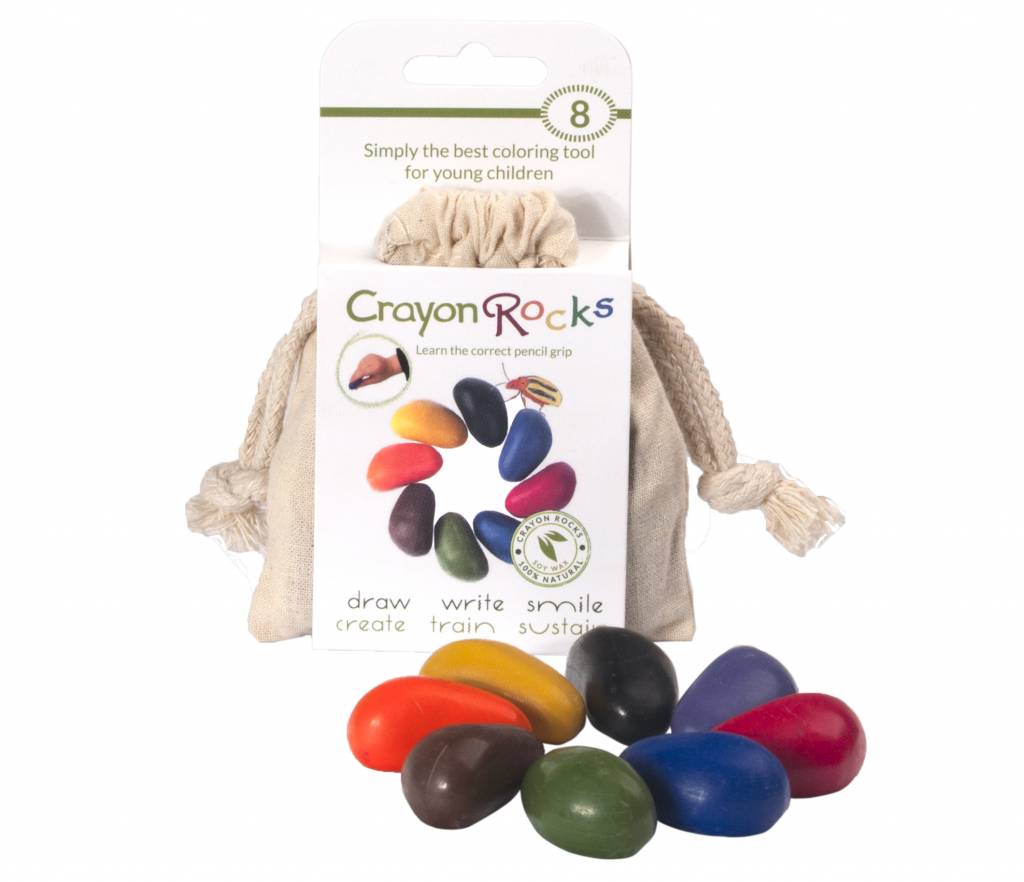 ROBHOC-CRAYON-ROCKS-8STUKS-SET